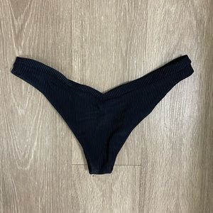 Frankies Bikinis Black Bathing Suit Bottoms